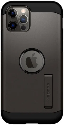 Spigen Tough Armor Apple iPhone 12 / 12 Pro Hoesje Gunmetal afbeelding 12