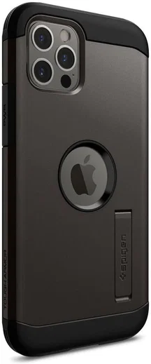 Spigen Tough Armor Apple iPhone 12 / 12 Pro Hoesje Gunmetal afbeelding 13