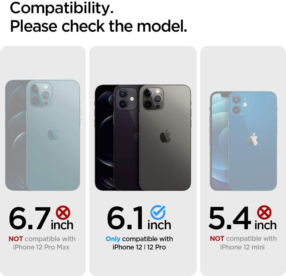 Spigen Tough Armor Apple iPhone 12 / 12 Pro Hoesje Gunmetal afbeelding 10