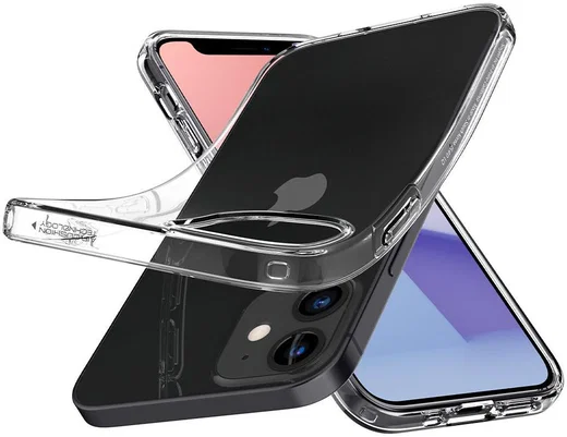 Spigen Liquid Crystal Apple iPhone 12 Mini Hoesje Transparant afbeelding 4
