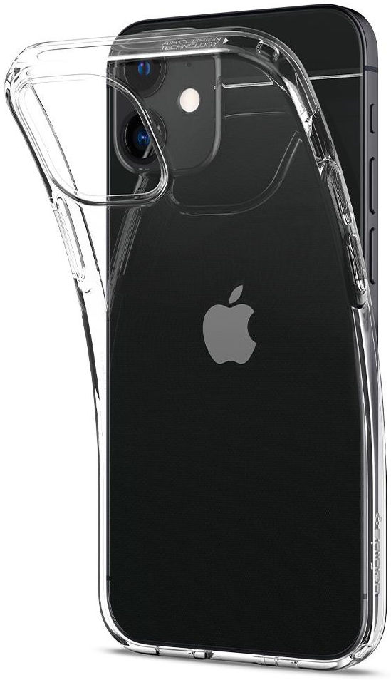 Spigen Liquid Crystal Apple iPhone 12 Mini Hoesje Transparant afbeelding 2