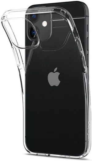 Spigen Liquid Crystal Apple iPhone 12 Mini Hoesje Transparant afbeelding 2