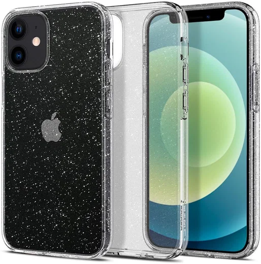 Spigen Liquid Crystal Apple iPhone 12 Mini Hoesje Glitter Quartz afbeelding 8