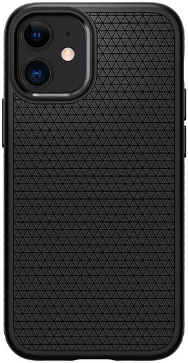 Spigen Liquid Air Apple iPhone 12 Mini Hoesje Back Cover Zwart afbeelding 3