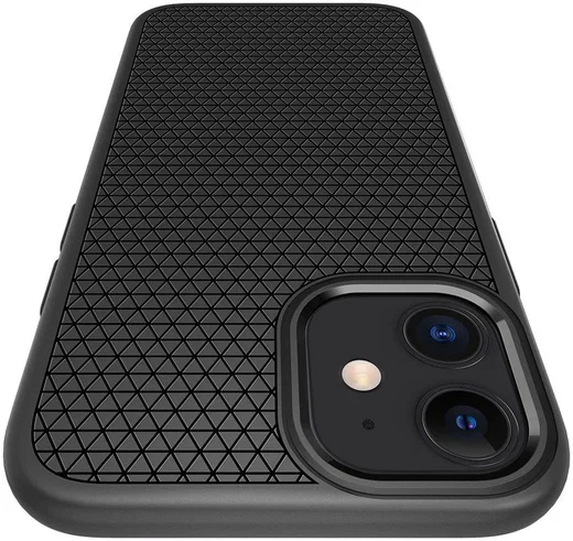 Spigen Liquid Air Apple iPhone 12 Mini Hoesje Back Cover Zwart afbeelding 5