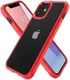 Spigen Ultra Hybrid Apple iPhone 12 Mini Hoesje Transparant/Rood afbeelding 4