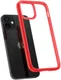 Spigen Ultra Hybrid Apple iPhone 12 Mini Hoesje Transparant/Rood afbeelding 2