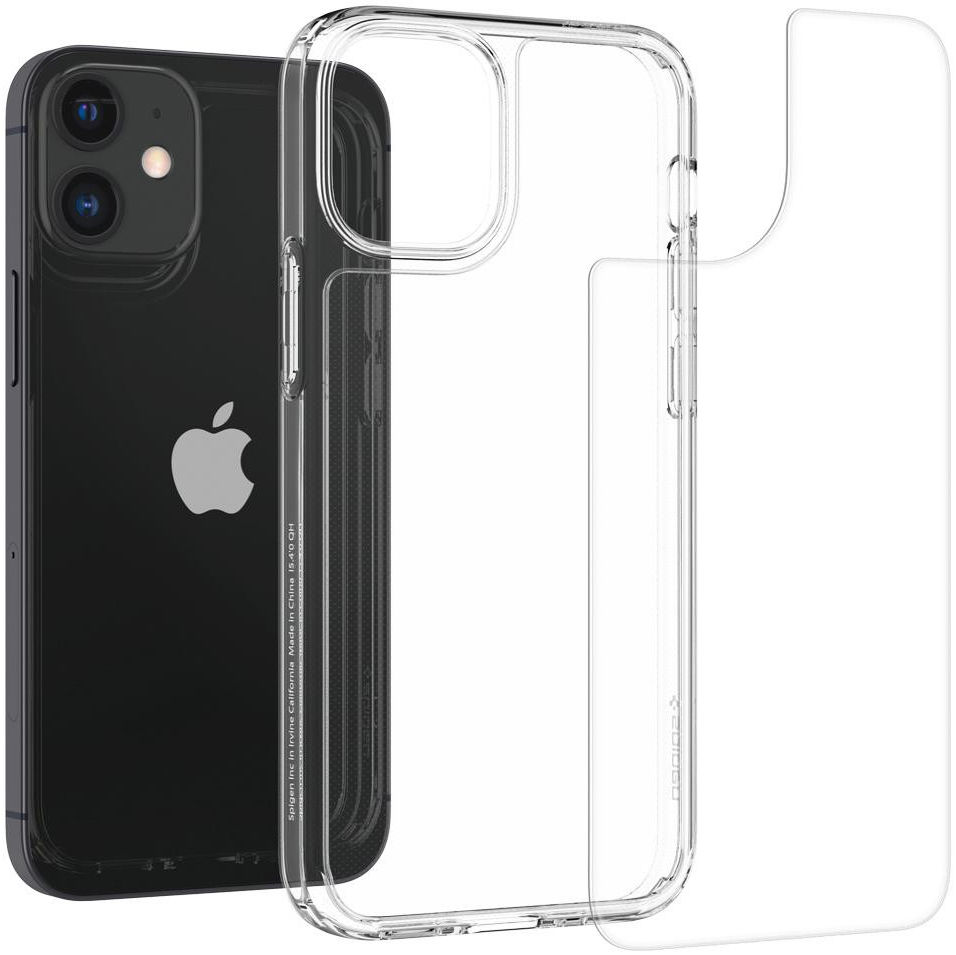 Spigen Quartz Hybrid Apple iPhone 12 Mini Hoesje Transparant afbeelding 5