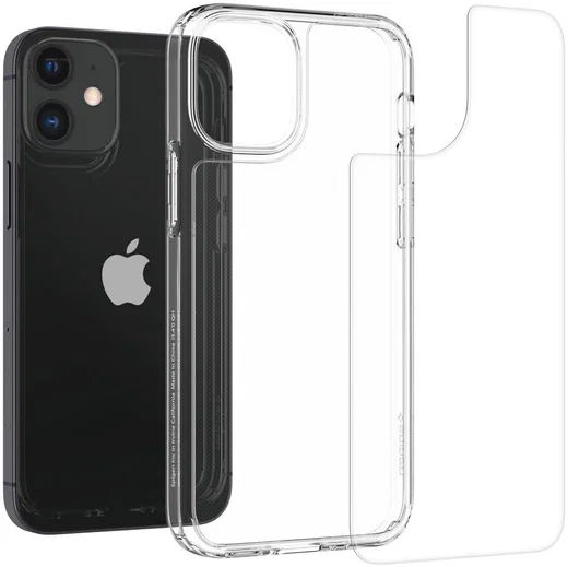 Spigen Quartz Hybrid Apple iPhone 12 Mini Hoesje Transparant afbeelding 5