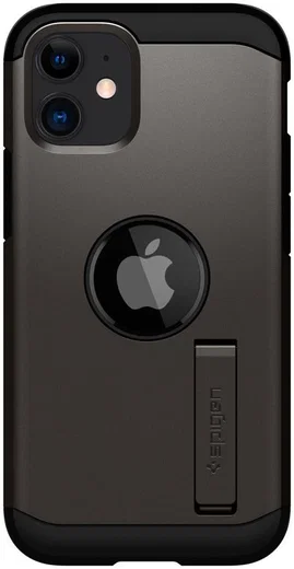 Spigen Tough Armor Apple iPhone 12 Mini Hoesje Gunmetal afbeelding 2