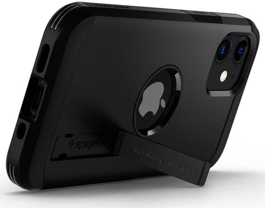 Spigen Tough Armor Apple iPhone 12 Mini Hoesje Zwart afbeelding 3