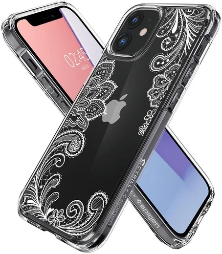 Spigen Cyrill Cecile Apple iPhone 12 Mini Hoesje White Mandala afbeelding 4