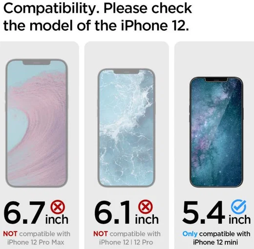 Spigen iPhone 12 Mini Screen Protector Anti-Blue Light Tempered Glass afbeelding 5