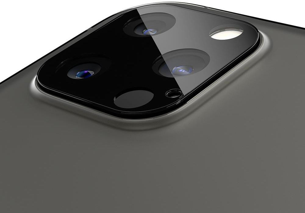 Spigen Optik Apple iPhone 12 Pro Camera Lens Protector (2-Pack) Zwart afbeelding 3