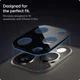 Spigen Optik Apple iPhone 12 Pro Camera Lens Protector (2-Pack) Zwart afbeelding 8