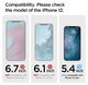 Spigen EZ Fit Glas.tR Apple iPhone 12 Mini Screen Protector (2-Pack) afbeelding 8