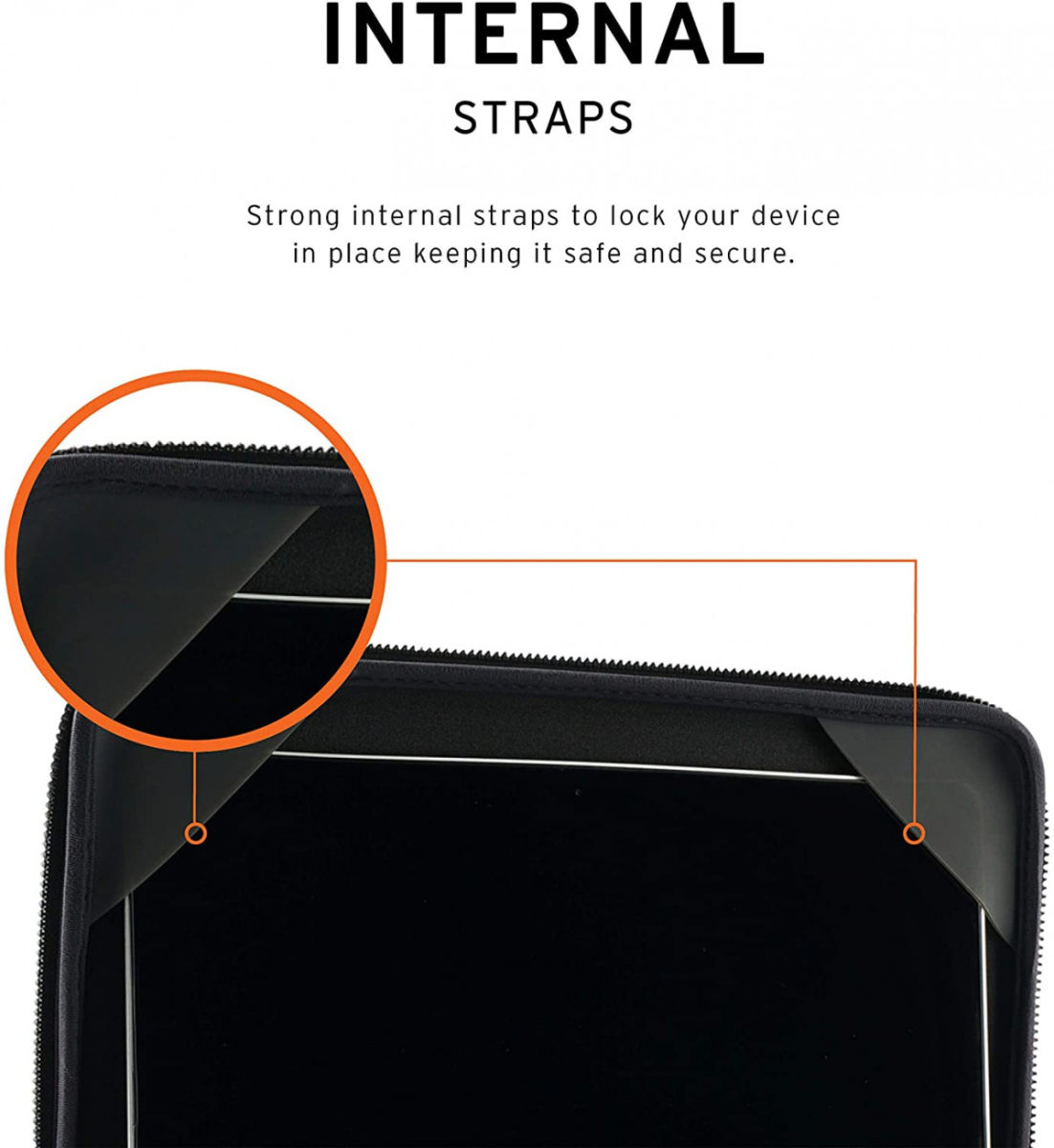Urban Armor Gear Medium Sleeve Voor 12,9 Inch Laptops/Tablets Zwart afbeelding 9