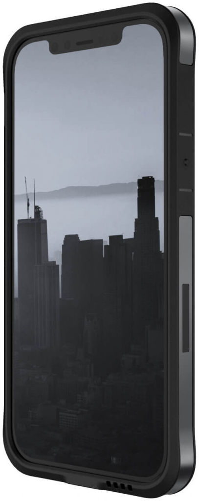 Raptic Edge Apple iPhone 12 Pro Max Hoesje Transparant Zwart afbeelding 5