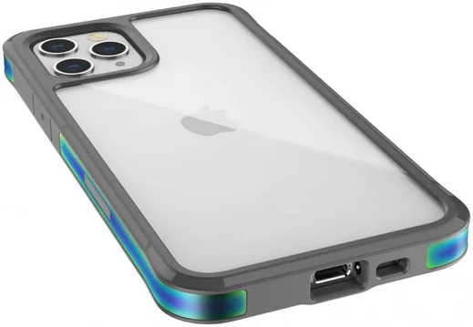 Raptic Edge Apple iPhone 12 Pro Max Hoesje Transparant Iridescent afbeelding 4