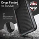 Raptic Lux Apple iPhone 12 Pro Max Hoesje Back Cover Carbon Zwart afbeelding 9