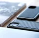 Raptic Lux Apple iPhone 12 Pro Max Hoesje Back Cover Carbon Zwart afbeelding 2