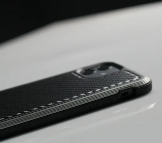 Raptic Lux Apple iPhone 12 Pro Max Hoesje Back Cover Carbon Zwart afbeelding 6