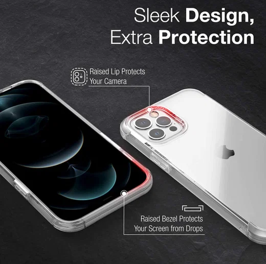 Raptic Air Apple iPhone 12 Mini Hoesje Back Cover Transparant afbeelding 10