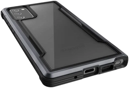 Raptic Shield Samsung Galaxy Note 20 Hoesje Militair Getest Zwart afbeelding 2