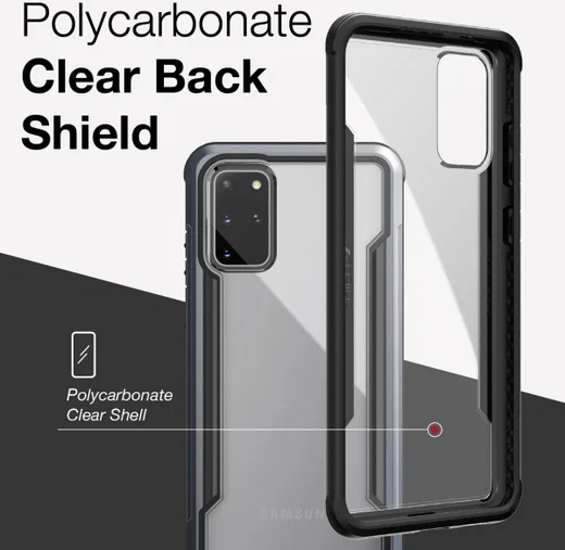 Raptic Shield Samsung Galaxy S20 Ultra Case Militair Getest Zwart afbeelding 7