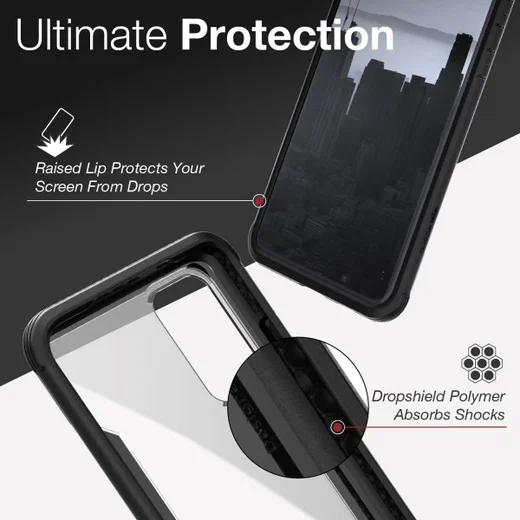 Raptic Shield Samsung Galaxy S20 Ultra Case Militair Getest Zwart afbeelding 5