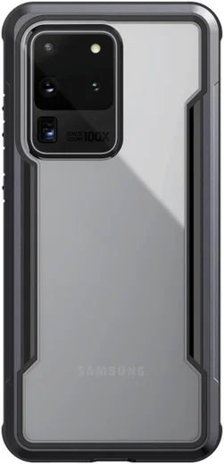 Raptic Shield Samsung Galaxy S20 Ultra Case Militair Getest Zwart afbeelding 1