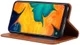 Samsung Galaxy A20e Portemonnee Hoesje Bruin met Standfunctie afbeelding 7