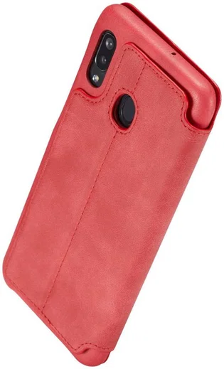 LC.IMEEKE Samsung Galaxy A20e Portemonnee Hoesje Kunstleer Rood afbeelding 11