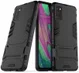 Samsung Galaxy A41 Hybride Hoesje Zwart met Kickstand afbeelding 4