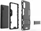 Samsung Galaxy A41 Hybride Hoesje Zwart met Kickstand afbeelding 5