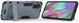 Samsung Galaxy A41 Hybride Hoesje Blauw met Kickstand afbeelding 3