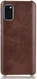 Samsung Galaxy A41 Hoesje Litchi Skin Backcover Bruin afbeelding 2