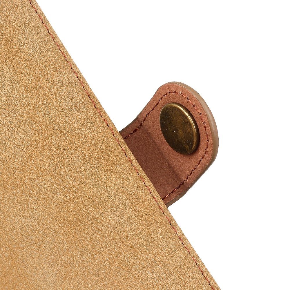 Samsung Galaxy A41 Hoesje Portemonnee Vintage Groen Kunstleder afbeelding 9