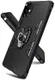 Samsung Galaxy A71 Hoesje Metalen Kickstand Blauw/Zwart met Magneet afbeelding 2