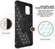 Samsung Galaxy A71 Hoesje Metalen Kickstand Blauw/Zwart met Magneet afbeelding 8