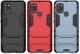 Samsung Galaxy A21S Hoesje Shock Proof Back Cover Met Kickstand Zwart afbeelding 10