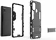 Samsung Galaxy A21S Hoesje Shock Proof Back Cover Met Kickstand Zwart afbeelding 5