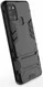 Samsung Galaxy A21S Hoesje Shock Proof Back Cover Met Kickstand Zwart afbeelding 3