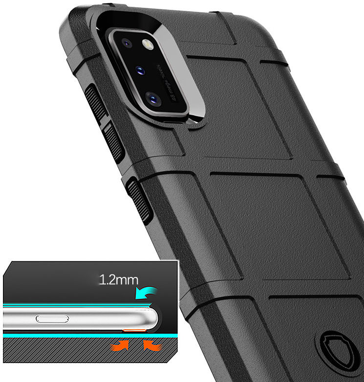 Samsung Galaxy A41 Hoesje Shock Proof Rugged Shield Groen afbeelding 4