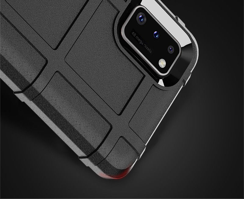 Samsung Galaxy A41 Hoesje Shock Proof Rugged Shield Grijs afbeelding 5