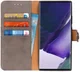 Samsung Galaxy Note 20 Ultra Hoesje Vintage Wallet Book Case Grijs afbeelding 1