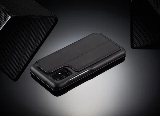 LC.IMEEKE Samsung Galaxy A41 Portemonnee Hoesje Kunstleer Zwart afbeelding 10