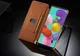 LC.IMEEKE Samsung Galaxy A41 Portemonnee Hoesje Kunstleer Bruin afbeelding 2