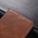 AZNS Samsung Galaxy A21S Hoesje Wallet Book Case Kunstleer Coffee afbeelding 23
