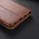 AZNS Samsung Galaxy A21S Hoesje Wallet Book Case Kunstleer Coffee afbeelding 5
